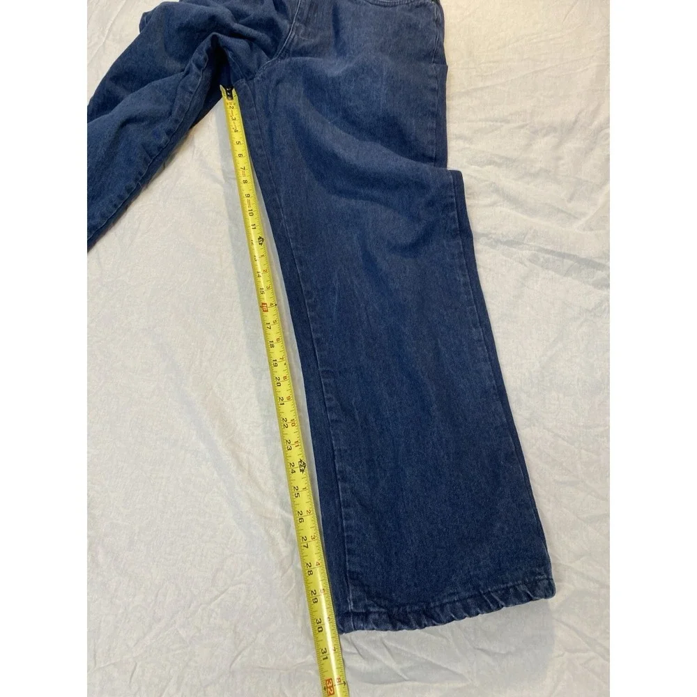 Flannel Lined Jeans 36x30 Actual Adventure Ridge Denim Work Pants - Picture 3 of 12